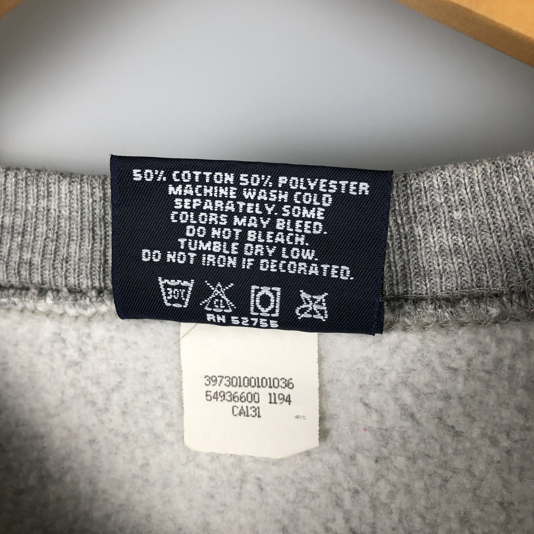 90'S Jansport College Sweatshirt, Made in USA, Men's XL, Vintage cotton gray type Vintage Second Hand