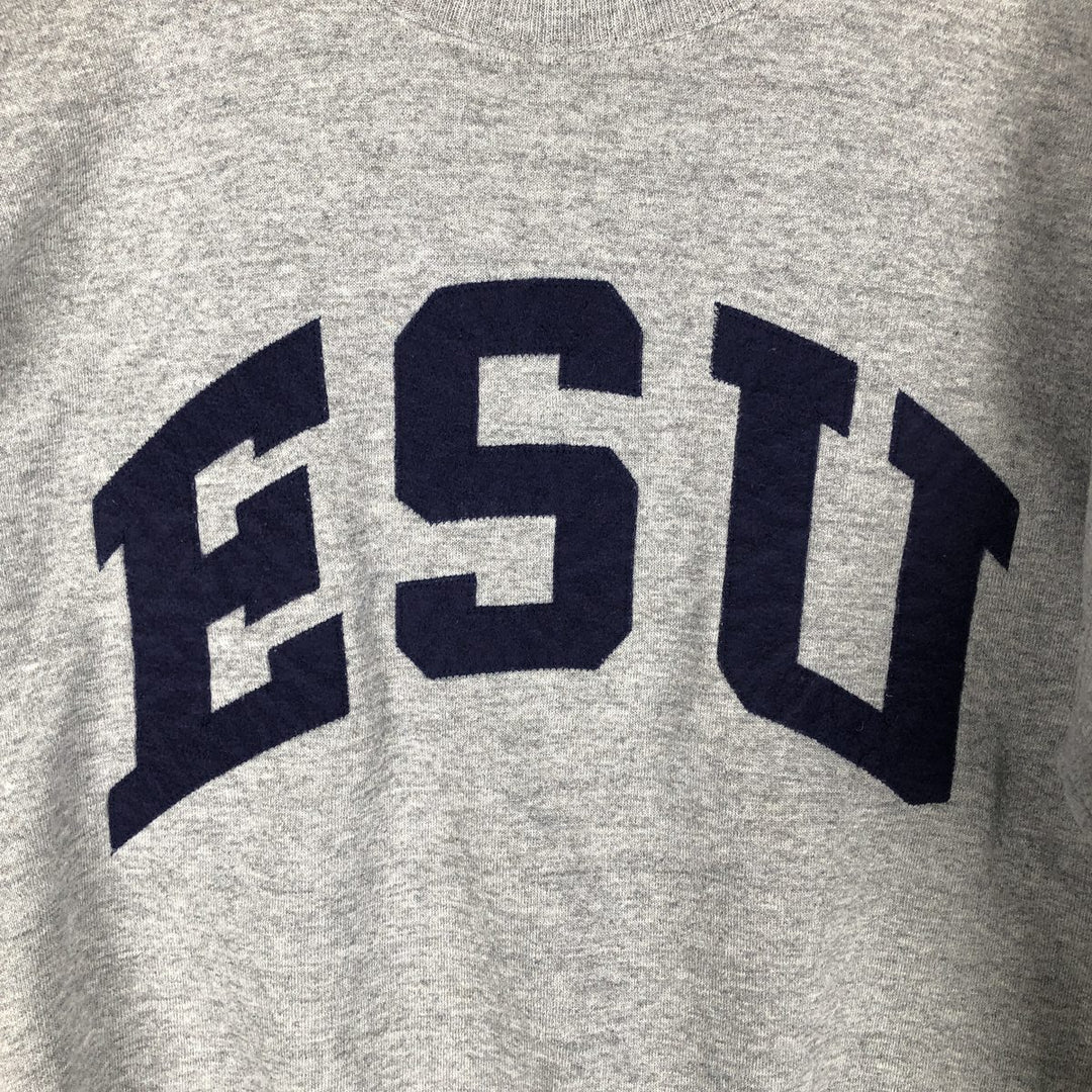 90'S Jansport College Sweatshirt, Made in USA, Men's XL, Vintage cotton gray type Vintage Second Hand