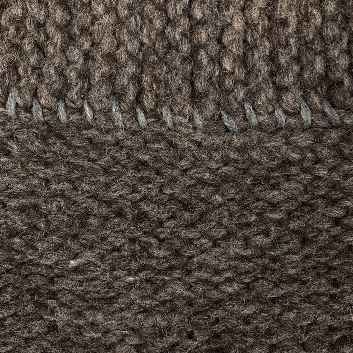 Fair Isle Pattern Cowichan Sweater, Men's XL unclear brown type Vintage Second Hand