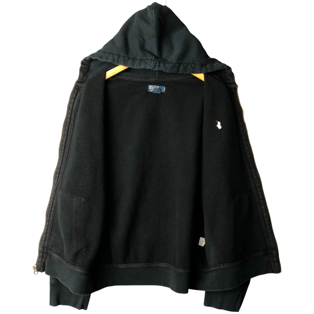 Ralph Lauren POLO by Ralph Lauren Sweat Full Zip Hoodie Men's XL cotton Charcoal Vintage Second Hand