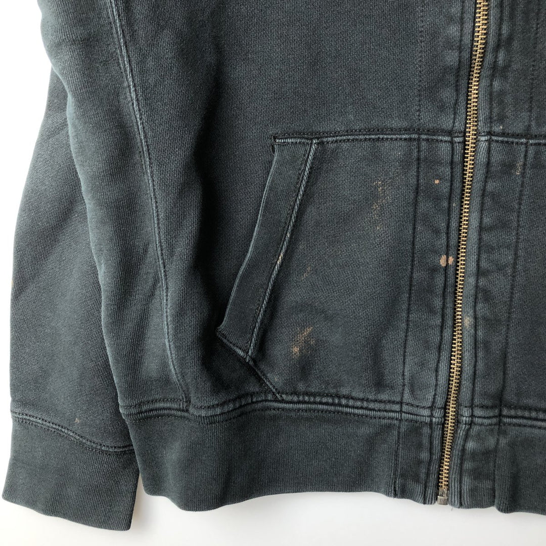 Ralph Lauren POLO by Ralph Lauren Sweat Full Zip Hoodie Men's L size cotton Charcoal Vintage Second Hand