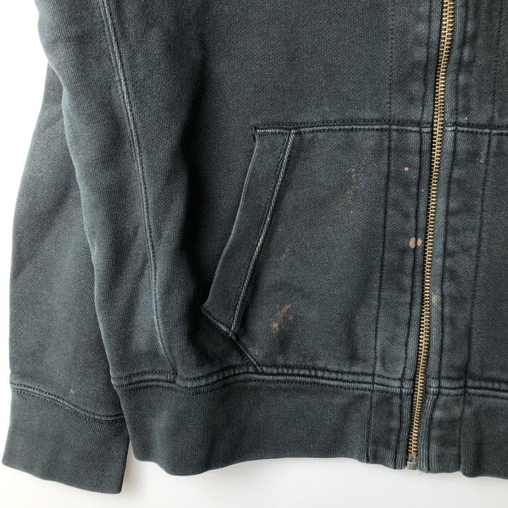 Ralph Lauren POLO by Ralph Lauren Sweat Full Zip Hoodie Men's L size cotton Charcoal Vintage Second Hand