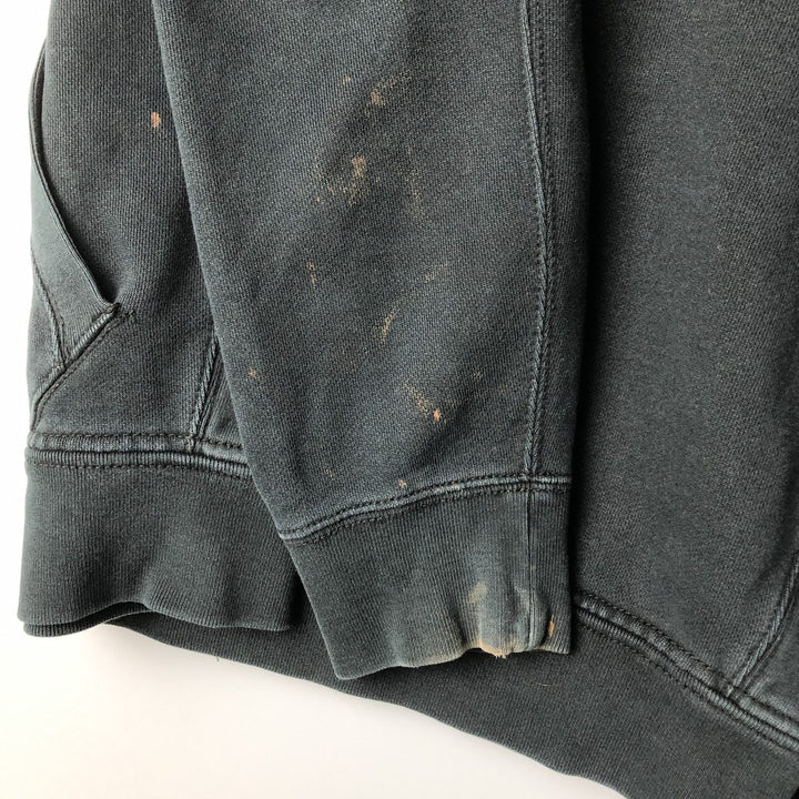 Ralph Lauren POLO by Ralph Lauren Sweat Full Zip Hoodie Men's L size cotton Charcoal Vintage Second Hand