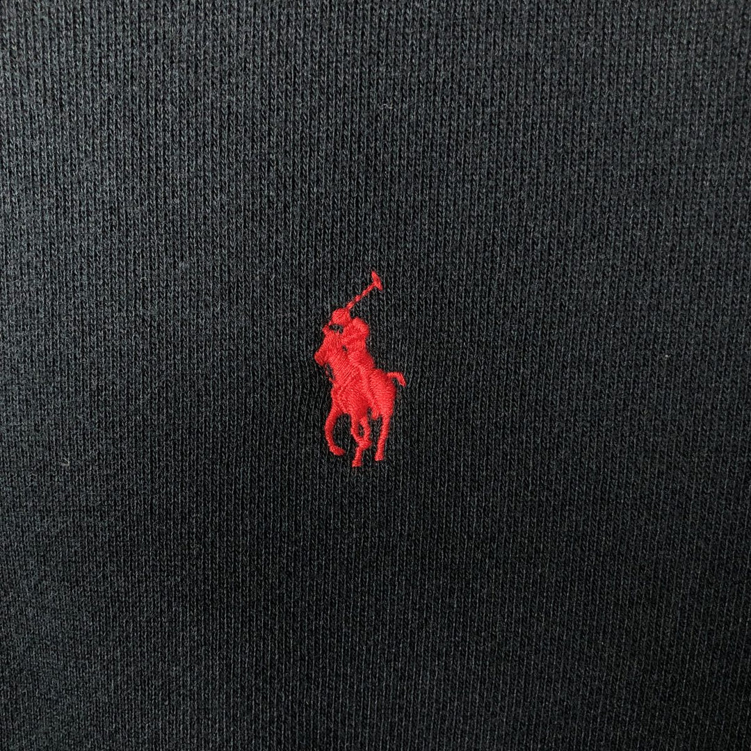 Ralph Lauren POLO by Ralph Lauren Sweat Full Zip Hoodie Men's L size cotton black type Vintage Second Hand