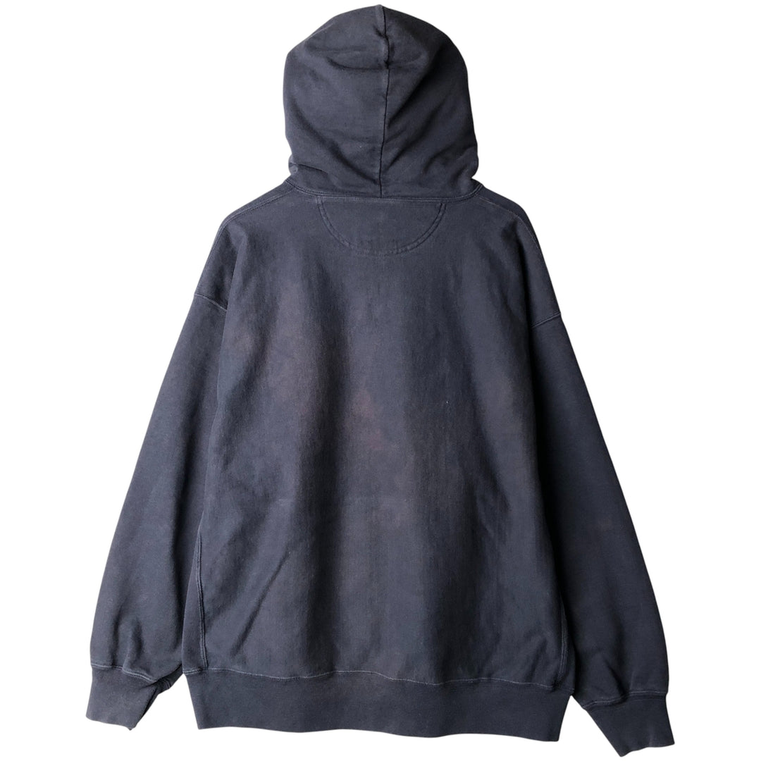 2000'S Champion Original Reverse Weave College Pullover Hoodie, Men's XXL cotton navy blue type Vintage Second Hand