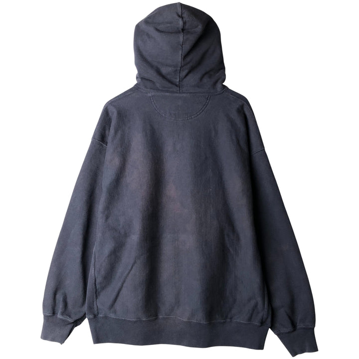 2000'S Champion Original Reverse Weave College Pullover Hoodie, Men's XXL cotton navy blue type Vintage Second Hand