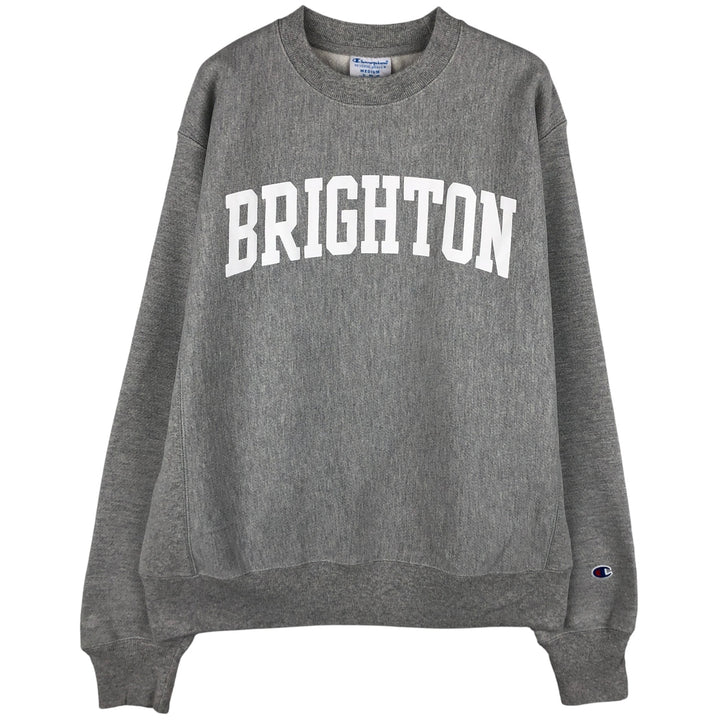 Champion REVERSE WEAVE Reverse Weave Sweatshirt Trainer Men's M size unclear gray type Vintage Second Hand