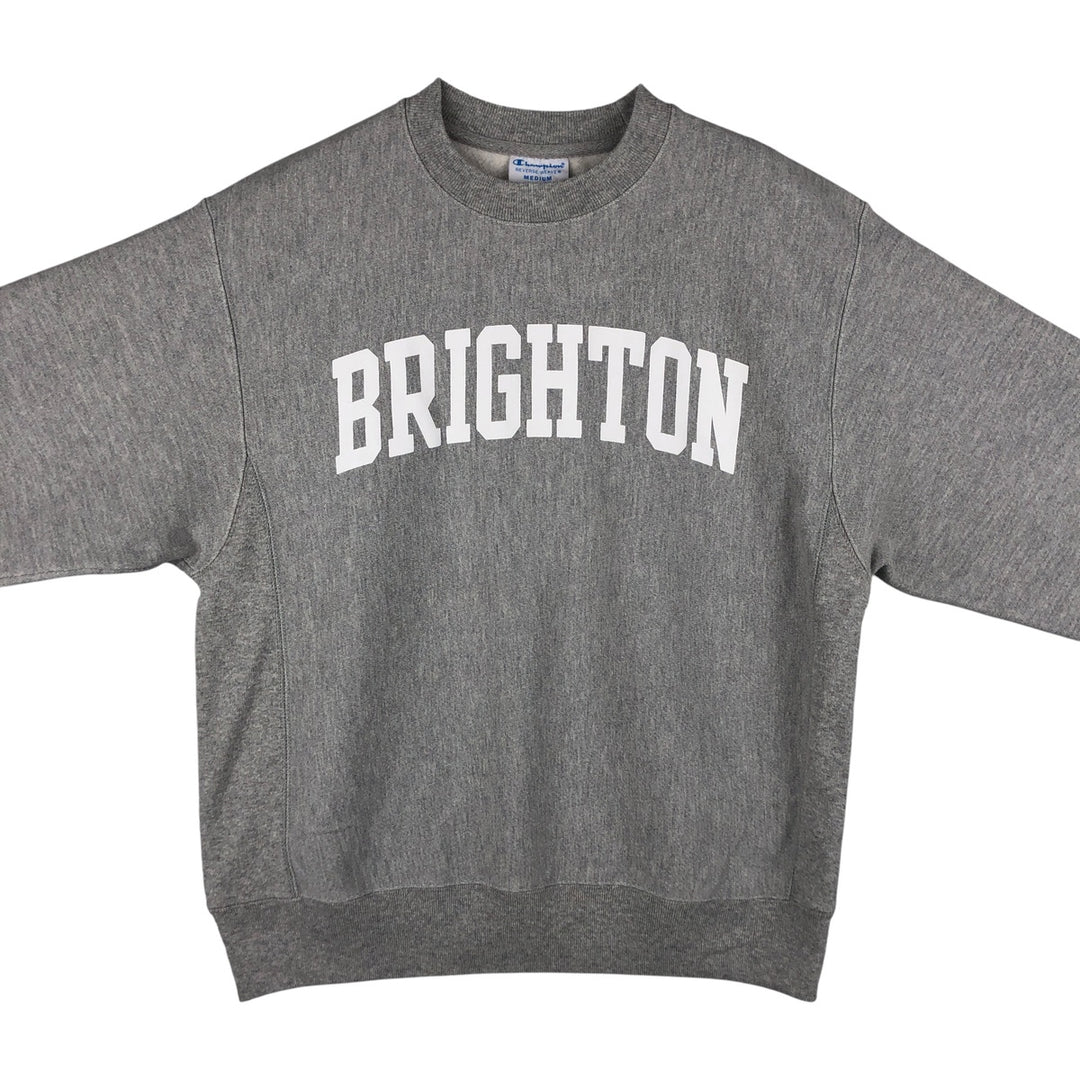 Champion REVERSE WEAVE Reverse Weave Sweatshirt Trainer Men's M size unclear gray type Vintage Second Hand