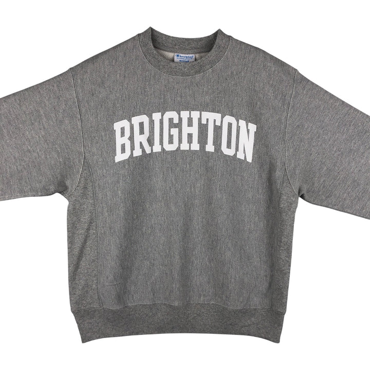Champion REVERSE WEAVE Reverse Weave Sweatshirt Trainer Men's M size unclear gray type Vintage Second Hand