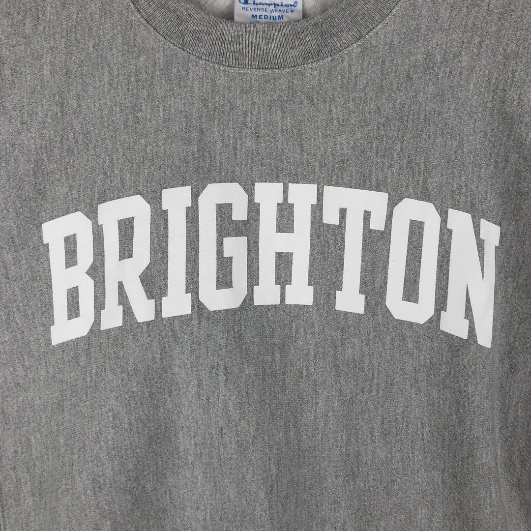 Champion REVERSE WEAVE Reverse Weave Sweatshirt Trainer Men's M size unclear gray type Vintage Second Hand