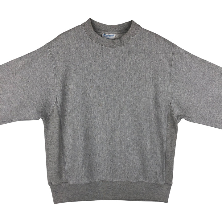 Champion Reverse Weave Reverse Weave Blank Sweatshirt, Men's Size Small cotton gray type Vintage Second Hand