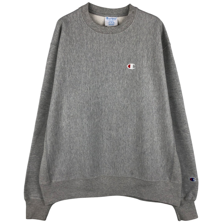 Champion REVERSE WEAVE Reverse Weave One Point Logo Sweatshirt Trainer Men's L size cotton gray type Vintage Second Hand