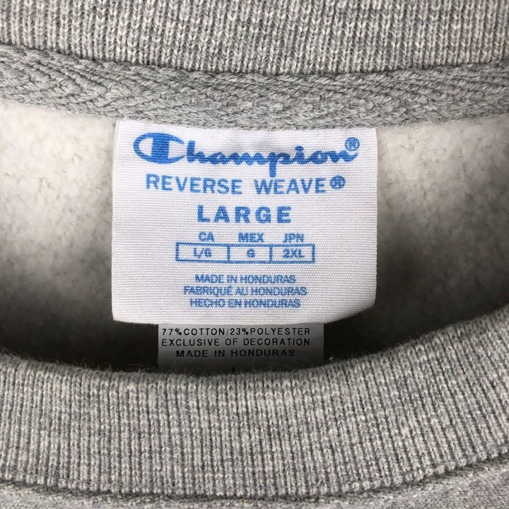 Champion REVERSE WEAVE Reverse Weave One Point Logo Sweatshirt Trainer Men's L size cotton gray type Vintage Second Hand