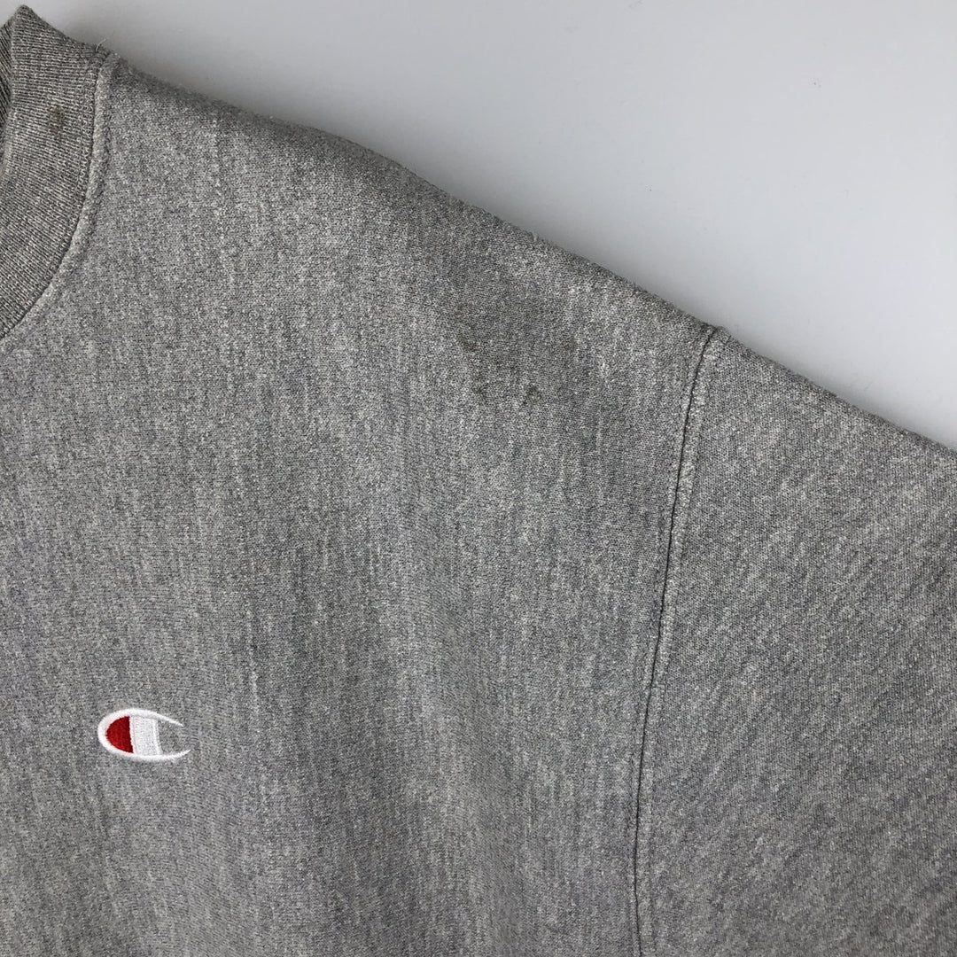 Champion REVERSE WEAVE Reverse Weave One Point Logo Sweatshirt Trainer Men's L size cotton gray type Vintage Second Hand