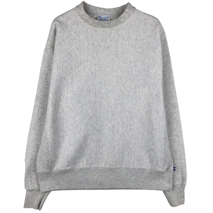 Champion Reverse Weave Reverse Weave Blank Sweatshirt, Men's Size Medium cotton white type Vintage Second Hand