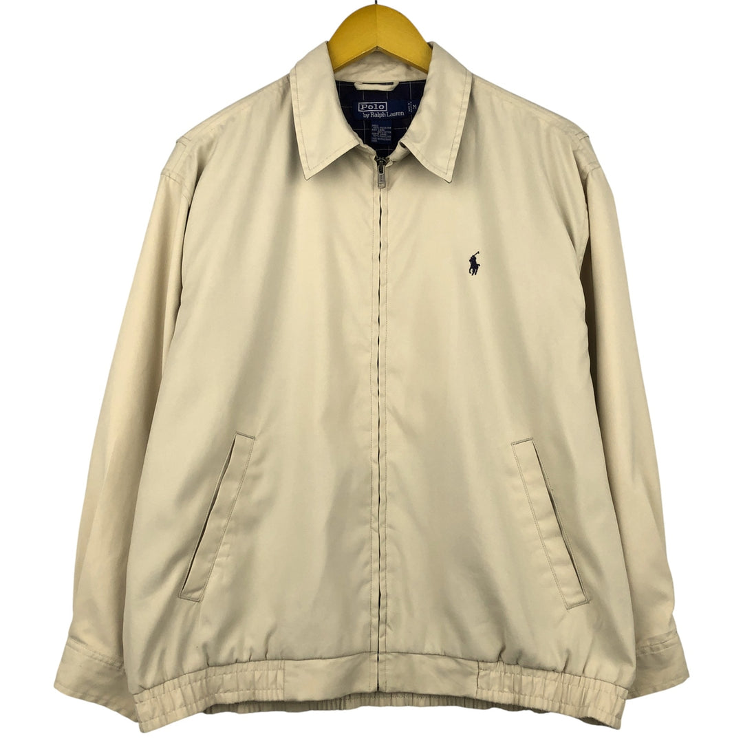 Ralph Lauren POLO by Ralph Lauren Swing Top Sports Jacket Men's M polyester Beige type Vintage Second Hand