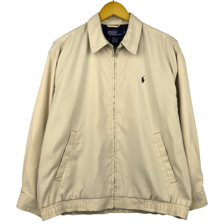 Ralph Lauren POLO by Ralph Lauren Swing Top Sports Jacket Men's M polyester Beige type Vintage Second Hand