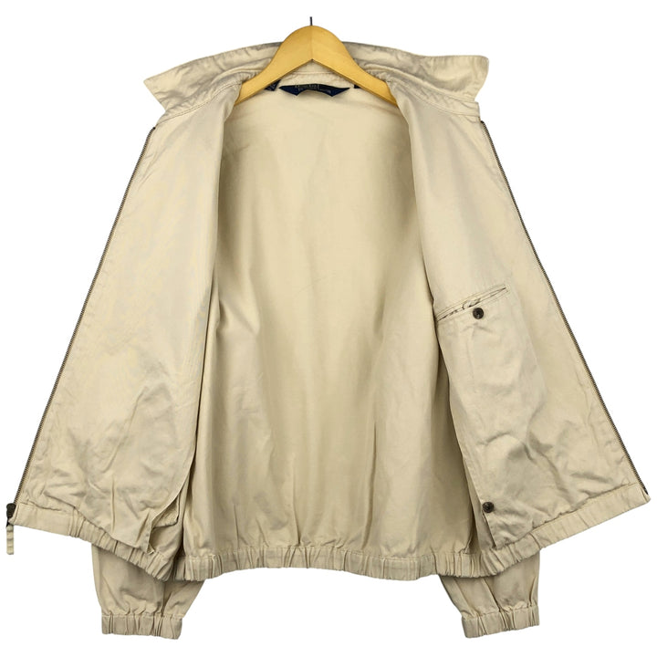 Ralph Lauren POLO by Ralph Lauren Swing Top Sports Jacket Men's L size cotton Beige type Vintage Second Hand