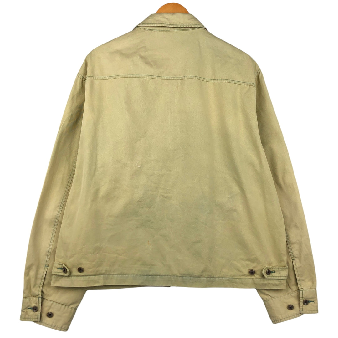 Ralph Lauren POLO by Ralph Lauren Swing Top Sports Jacket Men's XL cotton yellow type Vintage Second Hand