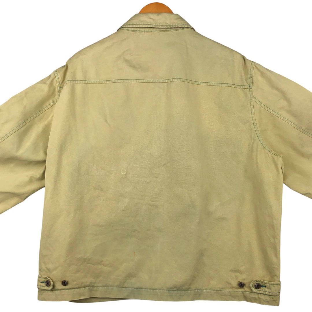 Ralph Lauren POLO by Ralph Lauren Swing Top Sports Jacket Men's XL cotton yellow type Vintage Second Hand