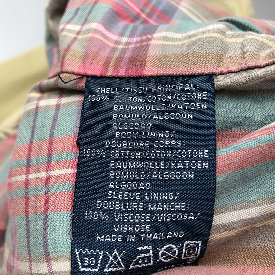 Ralph Lauren POLO by Ralph Lauren Swing Top Sports Jacket Men's XL cotton yellow type Vintage Second Hand