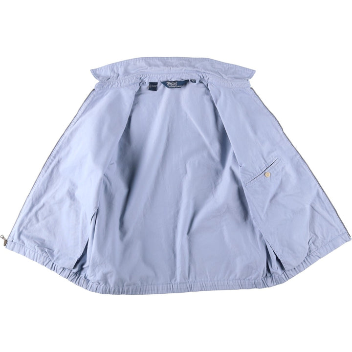 Ralph Lauren POLO by Ralph Lauren Swing Top Sports Jacket Men's L size cotton Blue type light blue Vintage Second Hand