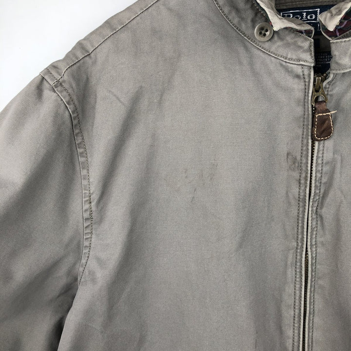 Ralph Lauren POLO by Ralph Lauren Swing Top Sports Jacket Men's L size cotton gray type Vintage Second Hand