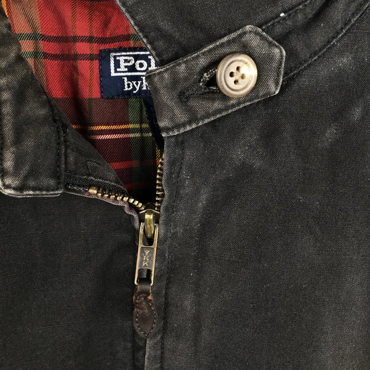 Ralph Lauren POLO by Ralph Lauren Swing Top Sports Jacket Men's L size cotton black type Vintage Second Hand