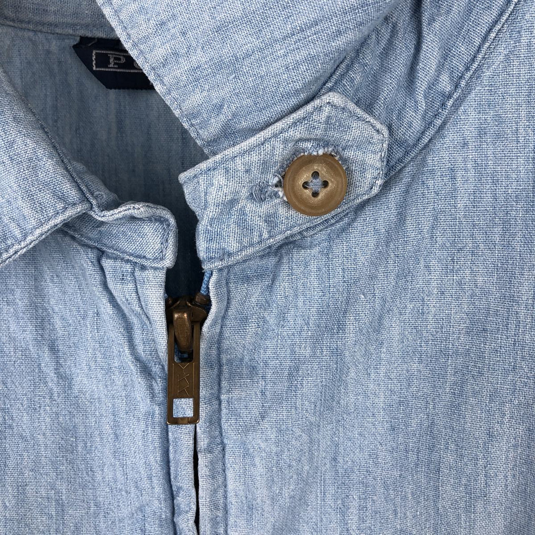 Ralph Lauren POLO by Ralph Lauren Chambray Swing Top Sports Jacket, Men's Size Medium unclear blue type Vintage Second Hand