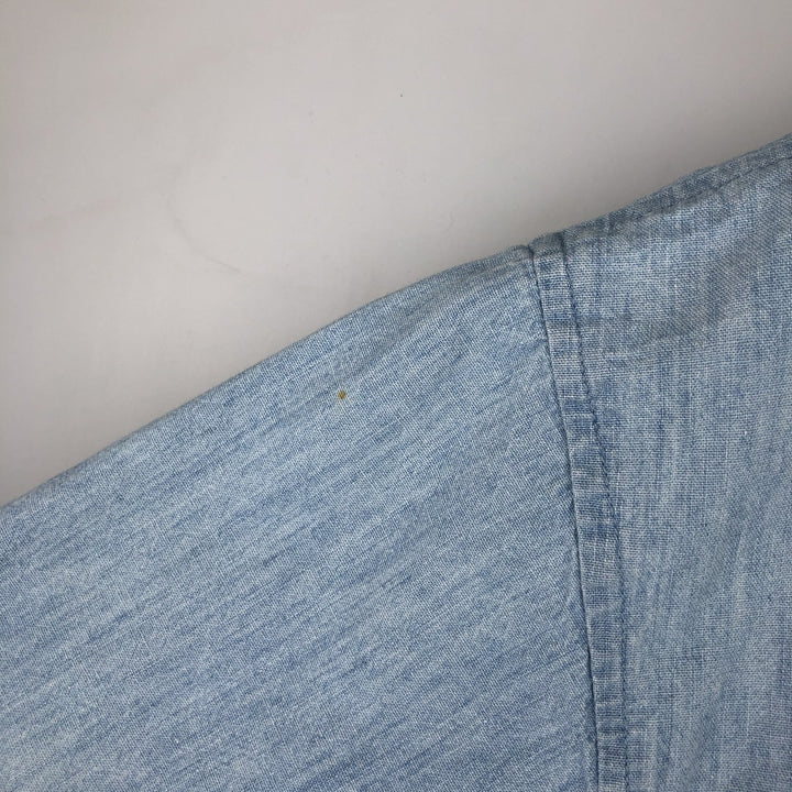 Ralph Lauren POLO by Ralph Lauren Chambray Swing Top Sports Jacket, Men's Size Medium unclear blue type Vintage Second Hand
