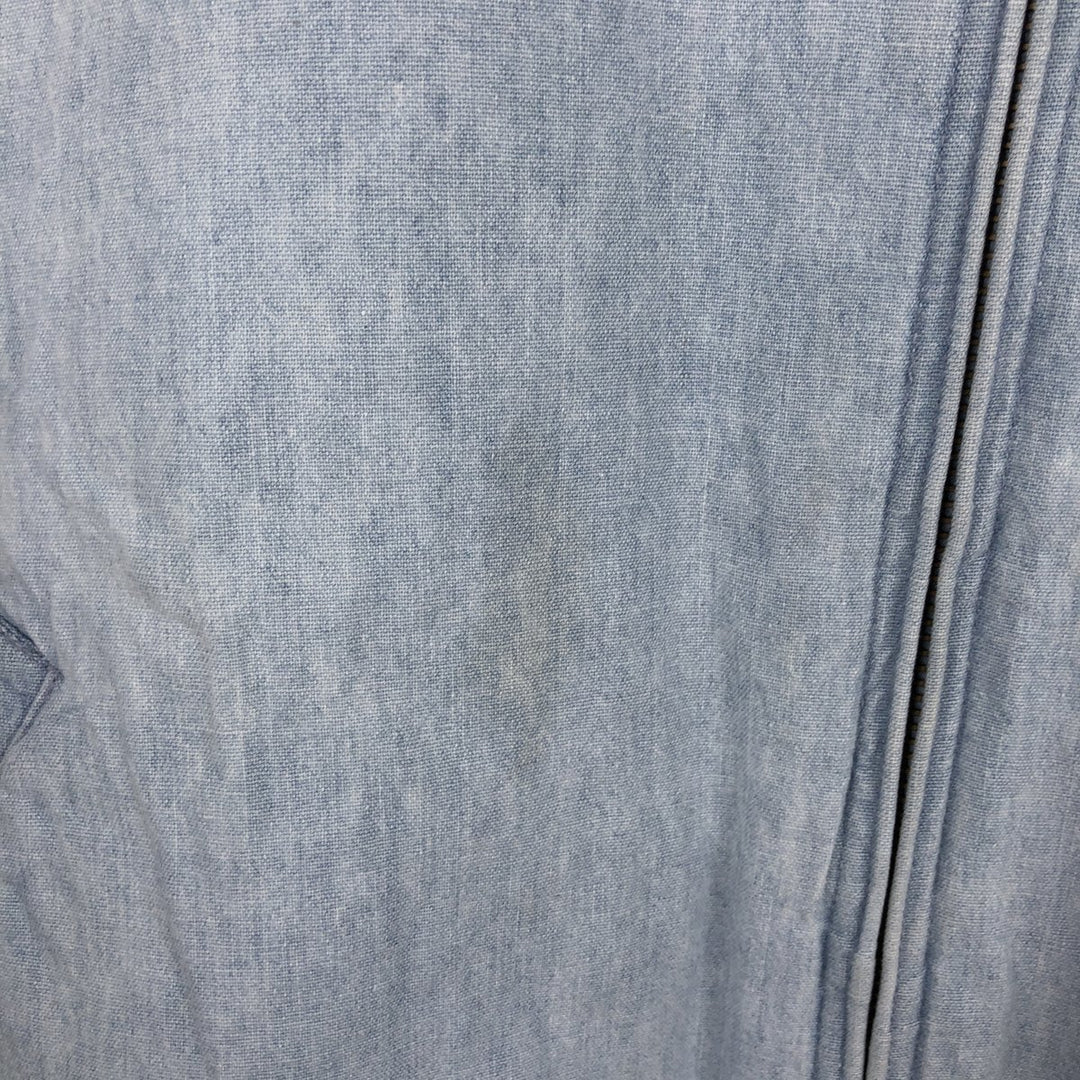 Ralph Lauren POLO by Ralph Lauren Chambray Swing Top Sports Jacket, Men's Size Medium cotton blue type Vintage Second Hand