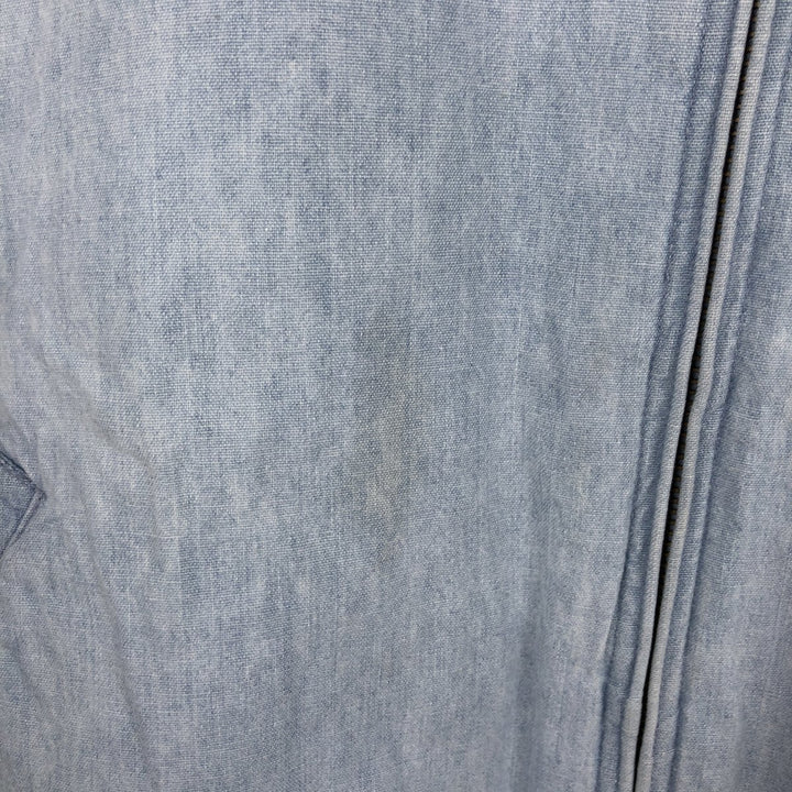 Ralph Lauren POLO by Ralph Lauren Chambray Swing Top Sports Jacket, Men's Size Medium cotton blue type Vintage Second Hand