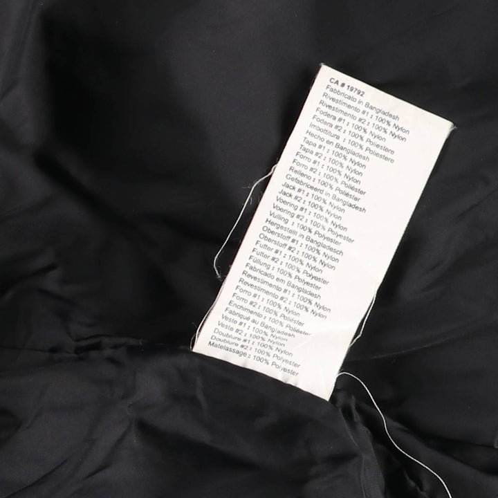 Timberland padded parka puffer jacket, men's size M Nylon blue type Vintage Second Hand