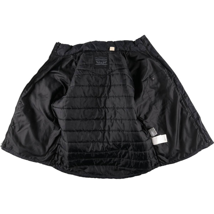 Levi's padded puffer jacket, men's size L Nylon navy blue type Vintage Second Hand