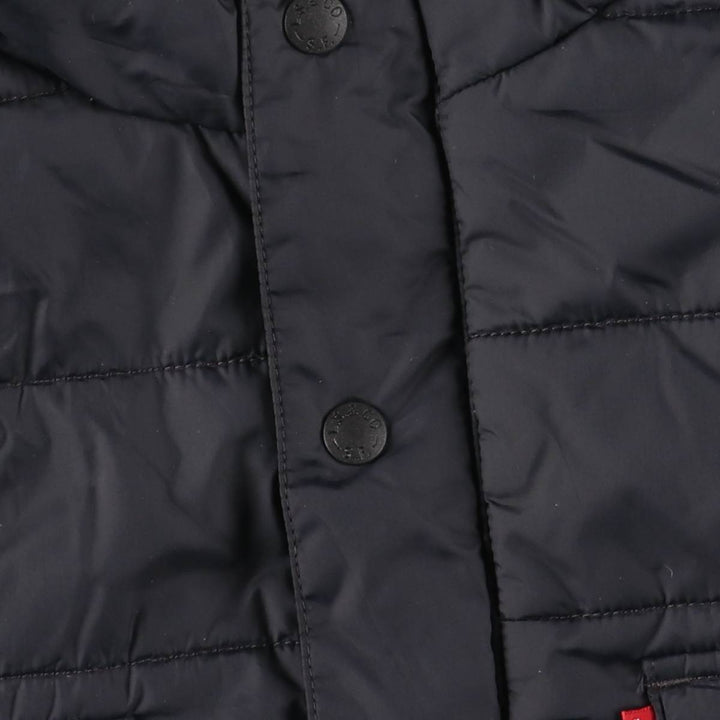 Levi's padded puffer jacket, men's size L Nylon navy blue type Vintage Second Hand