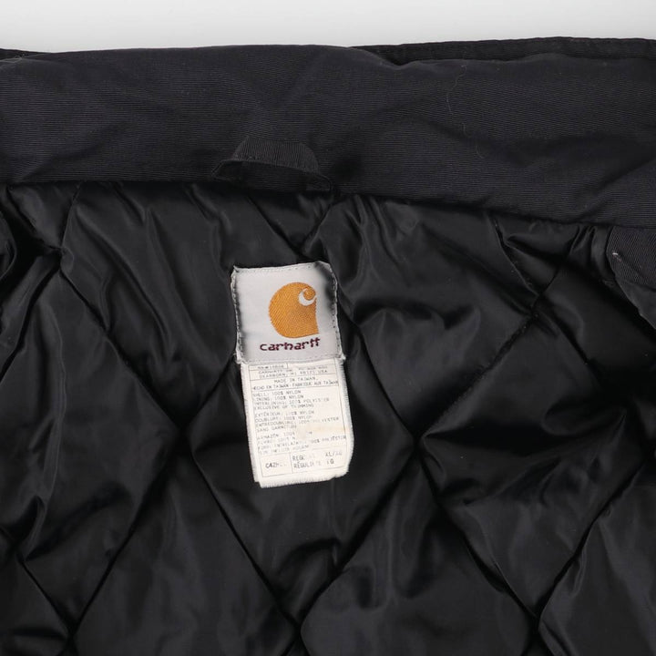 Carhartt padded puffer jacket, men's size XL Nylon Green type dark green Vintage Second Hand