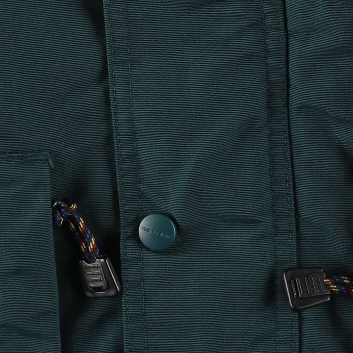 Carhartt padded puffer jacket, men's size XL Nylon Green type dark green Vintage Second Hand