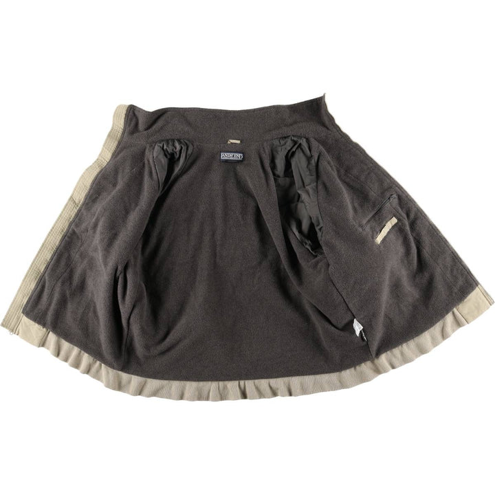 90s-00'S LANDS' END padded puffer jacket, men's size L Nylon beige type brown Vintage Second Hand