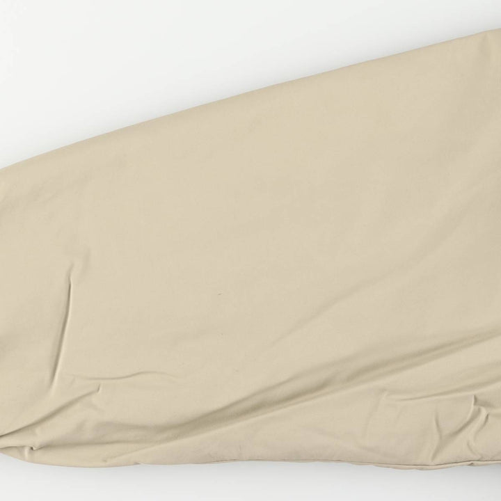 90s-00'S LANDS' END padded puffer jacket, men's size L Nylon beige type brown Vintage Second Hand