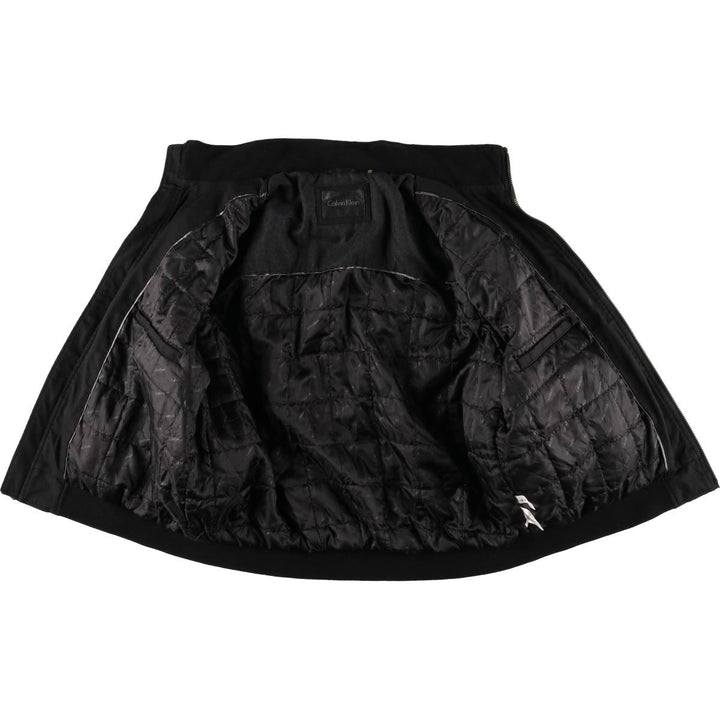 Calvin Klein Ripstop Padded Puffer Jacket, Men's Size L polyester black type Vintage Second Hand