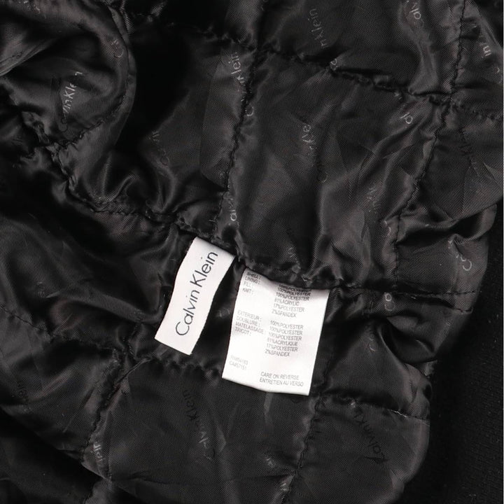 Calvin Klein Ripstop Padded Puffer Jacket, Men's Size L polyester black type Vintage Second Hand