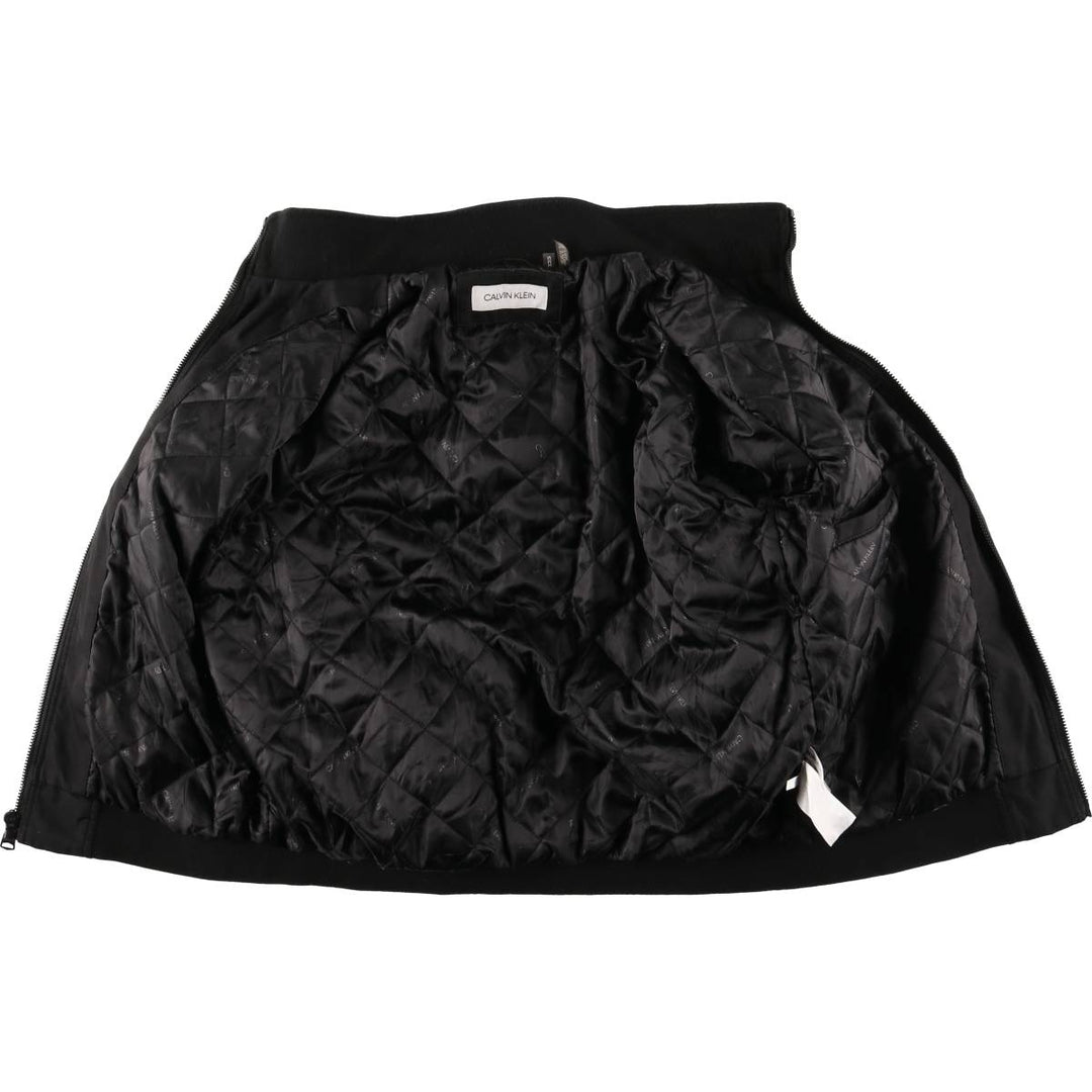 Calvin Klein Ripstop Padded Puffer Jacket, Men's Size M polyester black type Vintage Second Hand