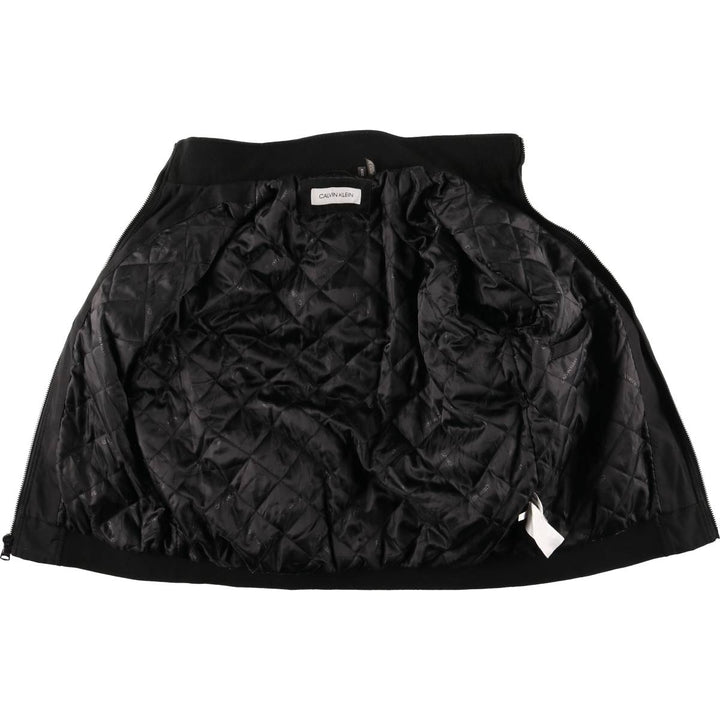 Calvin Klein Ripstop Padded Puffer Jacket, Men's Size M polyester black type Vintage Second Hand