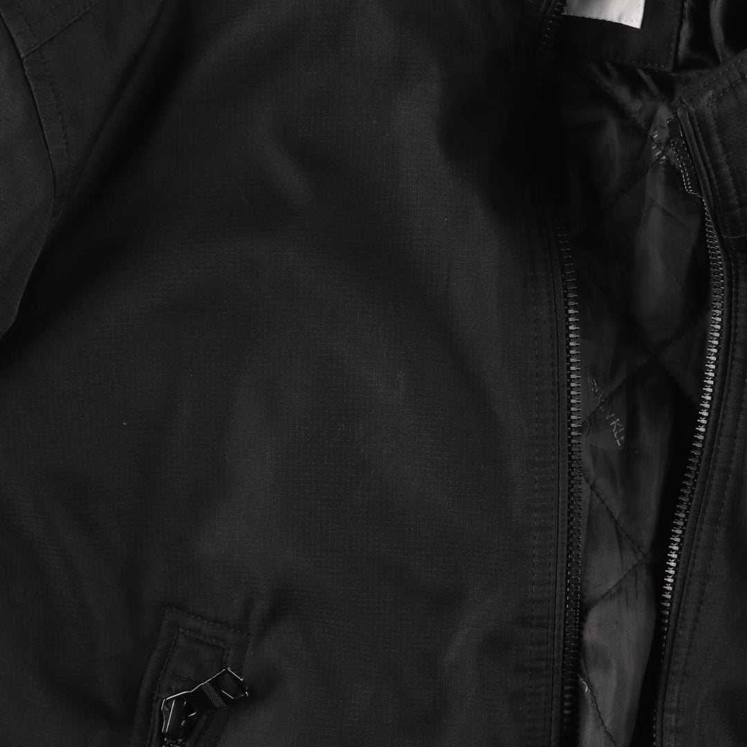 Calvin Klein Ripstop Padded Puffer Jacket, Men's Size M polyester black type Vintage Second Hand
