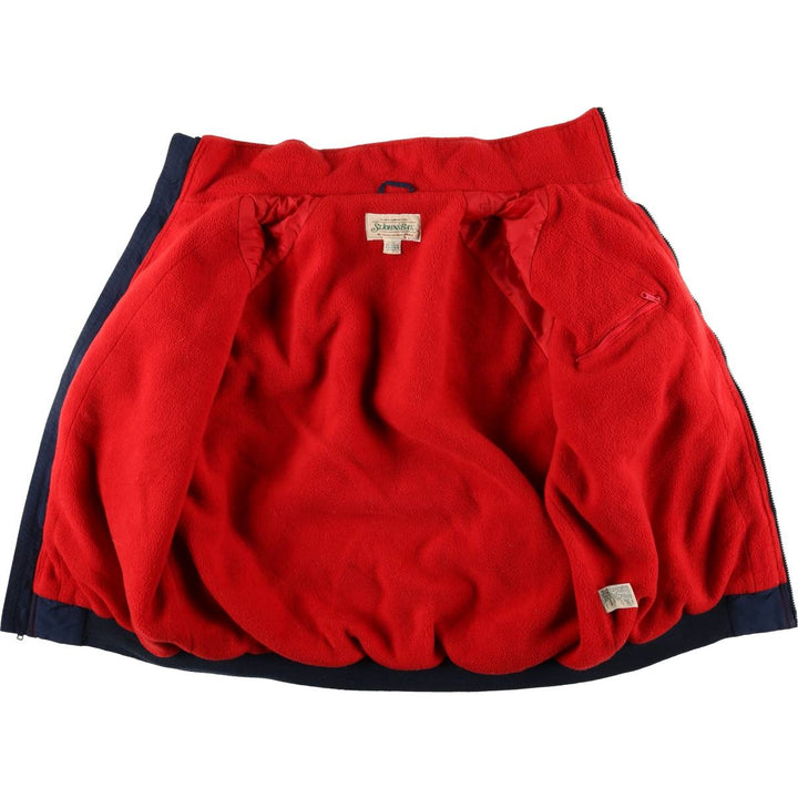 St. John's Bay Men's Padded Puffer Jacket, Size L Nylon navy blue type Vintage Second Hand