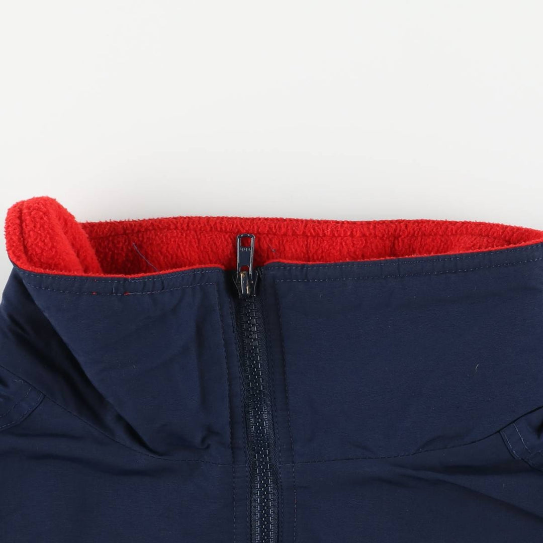 St. John's Bay Men's Padded Puffer Jacket, Size L Nylon navy blue type Vintage Second Hand