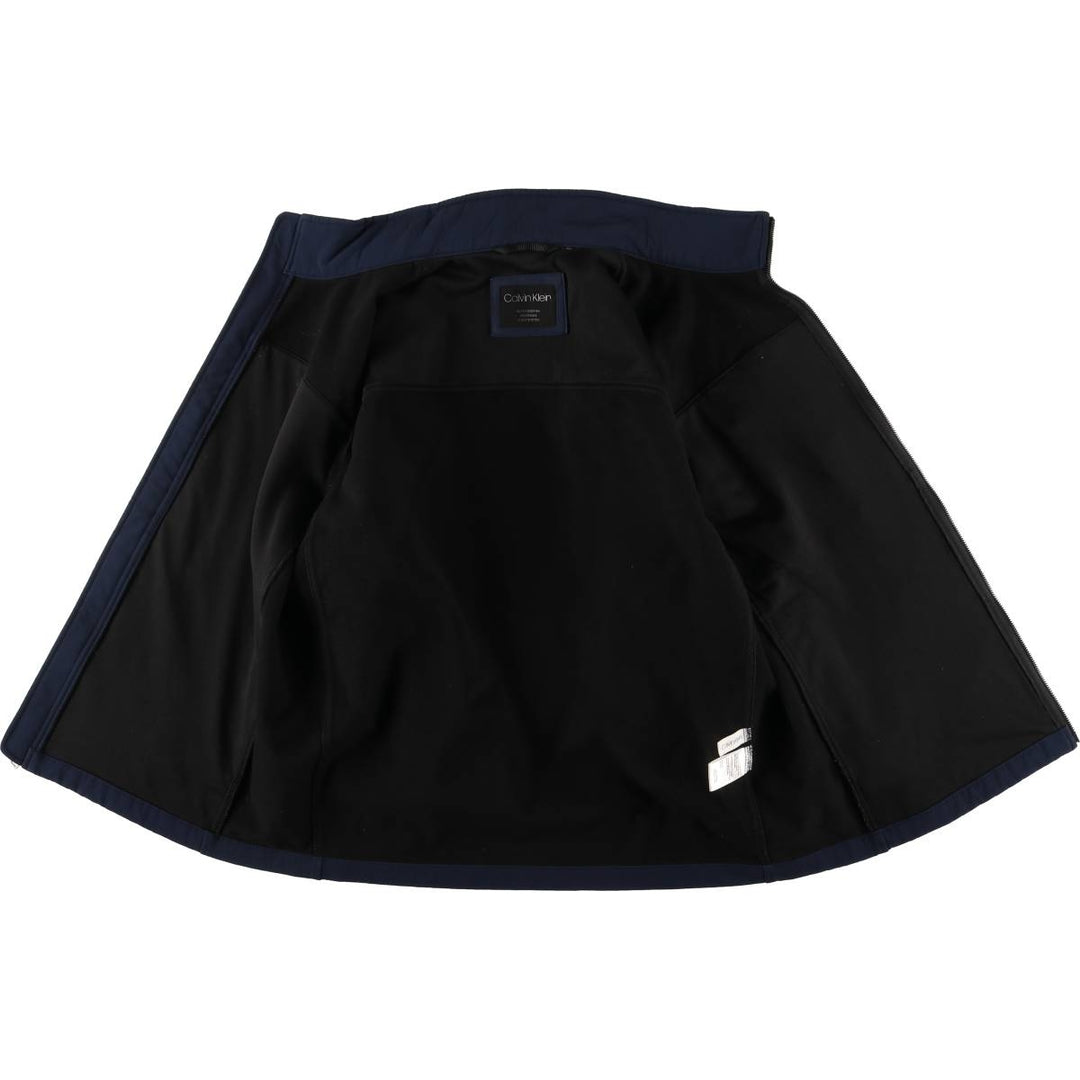 Calvin Klein windbreaker, men's size XL polyester navy blue type Vintage Second Hand