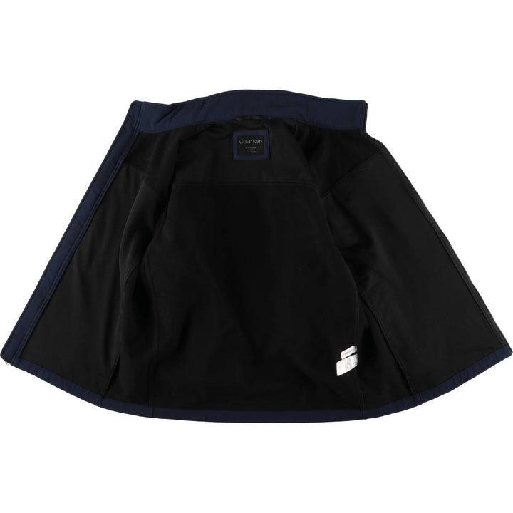 Calvin Klein windbreaker, men's size XL polyester navy blue type Vintage Second Hand