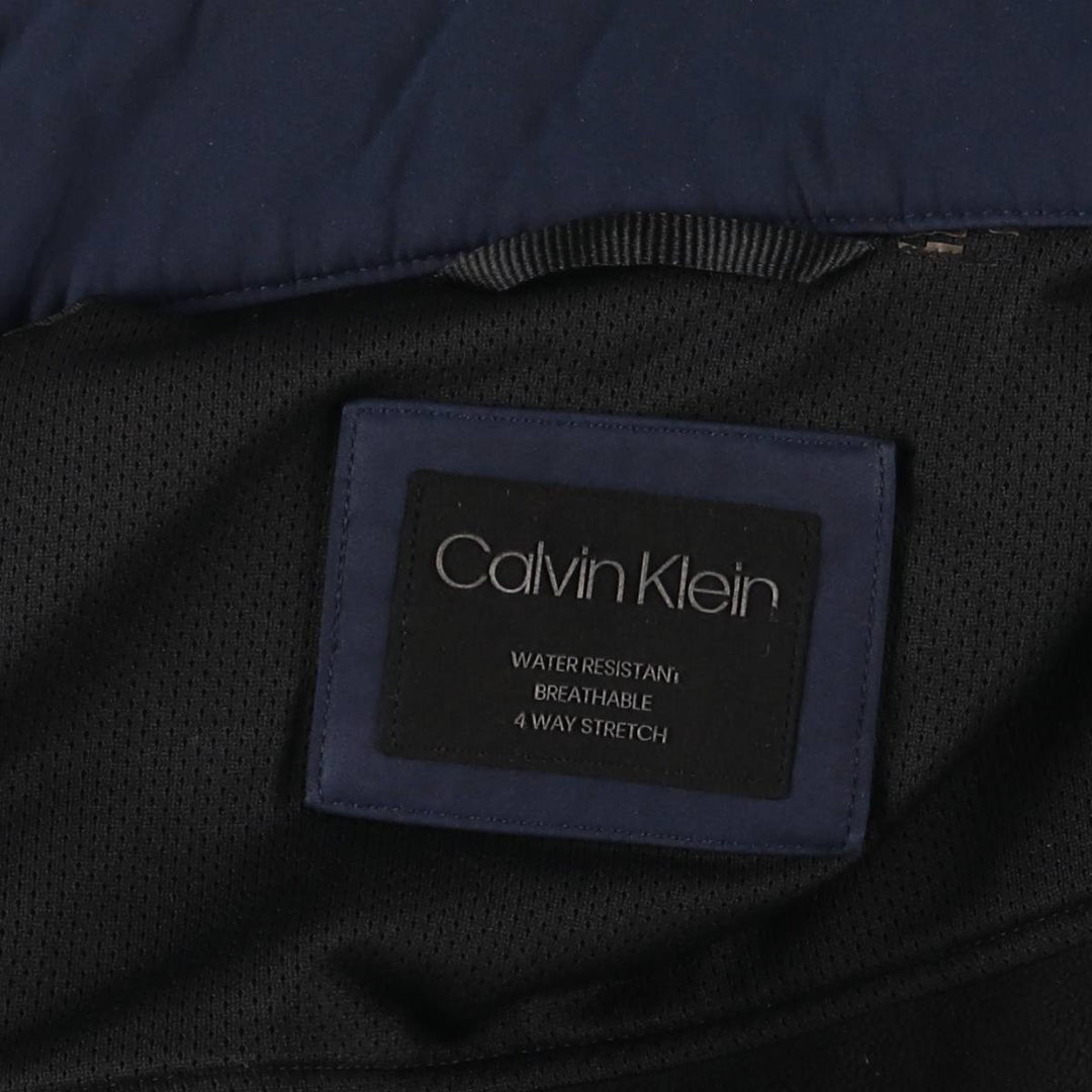 Calvin Klein windbreaker, men's size XL polyester navy blue type Vintage Second Hand