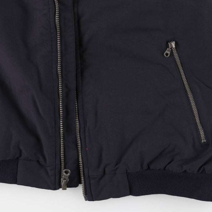 2000'S Lands' End padded puffer jacket, men's size L Nylon navy blue type Vintage Second Hand